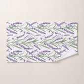 Lavender Botanical Pattern Handdoek (Handdoek)