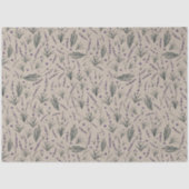 Lavender Botanical Pattern Tissue Paper Tissuepapier (Voorkant)