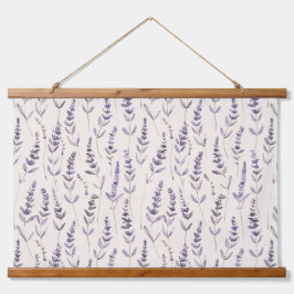 Lavender Botanical Wall Tapestry – Vintage Floral  Hangend Wandkleed