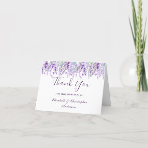 Lavender Botanical Waterverf Weddenschap Bedankt