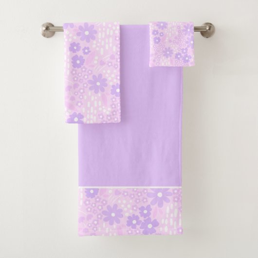 Lavender Botanische II Bath Towel Set Bad Handdoek (Insitu)