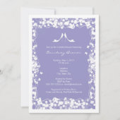 Lavender Bridal Shower Invitations - Moderne Kaart (Voorkant)