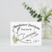  lavender briefkaart (Staand voorkant)