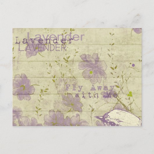 Lavender Briefkaart (Voorkant)