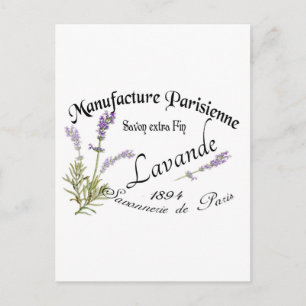 lavender briefkaart