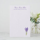 Lavender Briefpapier (Staand voorkant)