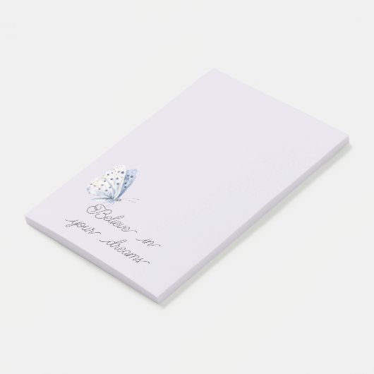 Lavender Butterfly Dreams Post-it® Notes (Schuin)