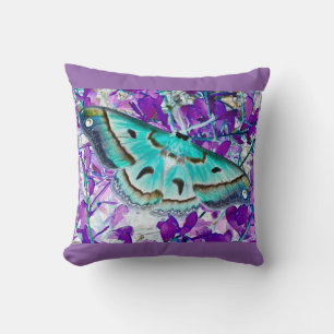 Lavender Butterfly Pillow Kussen