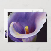 Lavender Calla Lily Briefkaart (Voorkant / Achterkant)