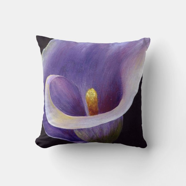 Lavender Calla Lily Kussen (Voorkant)