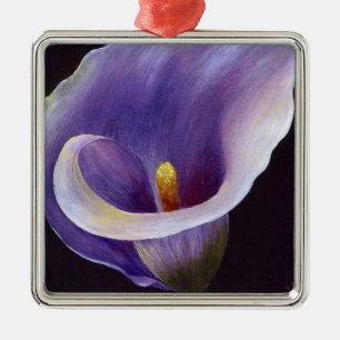 Lavender Calla Lily Metalen Ornament