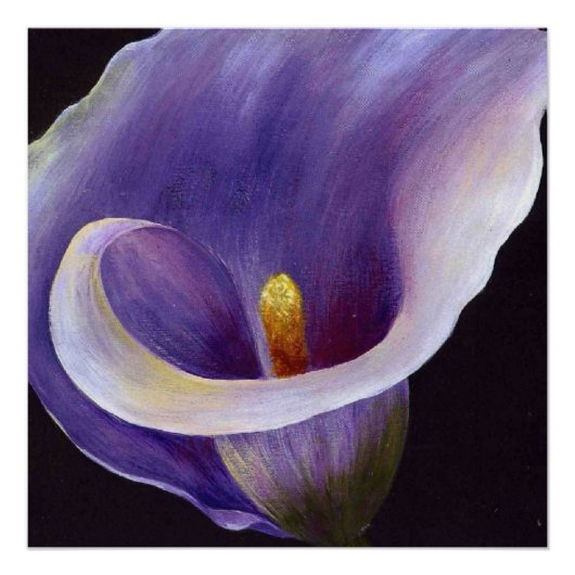 Lavender Calla Lily Perfect Poster (Voorkant)