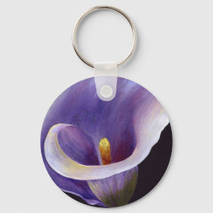 Lavender Calla Lily Sleutelhanger