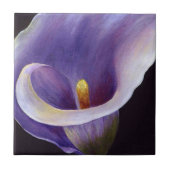 Lavender Calla Lily Tegeltje (Voorkant)