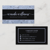 Lavender Calligraphie manuscrite | CARTE DE VISITE (Devant / Derrière)