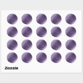 Lavender Calligraphy Monogram Wax Seal Stickers (Vel)