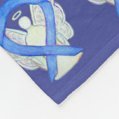 Lavender Cancer Sensibilisation Ruban Couvertures (Coin)