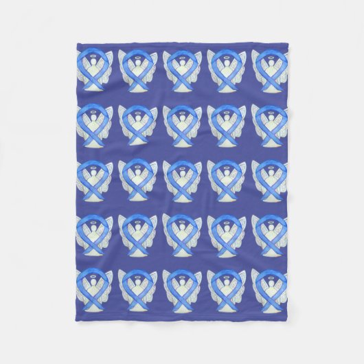 Lavender Cancer Sensibilisation Ruban Couvertures (Devant)