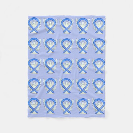 Lavender Cancer Sensibilisation Ruban Couvertures (Devant)