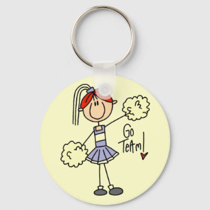 Lavender Cheerleader Tshirts en Gifts Sleutelhanger