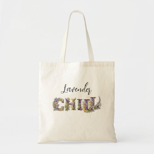 Lavender Chill Tote Bag (Voorkant)
