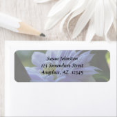 Lavender Clematis Flower Address Label (Insitu)