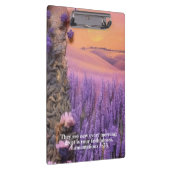 Lavender Clipboard Lamentations 3:23 Klembord (Rechts)