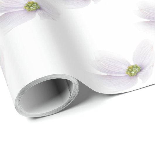 Lavender Cosmos flower op White Cadeaupapier (Rol Hoek)