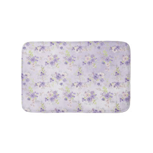 Lavender Countryside Flowers Badmat