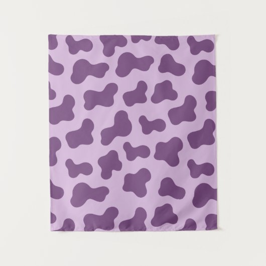 Lavender Cow Print Wandkleed (Voorkant)