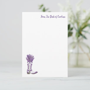 Lavender Cowboy Boot Card Bedankkaart