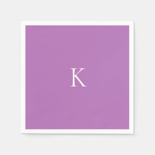 Lavender Custom Initiaal Cocktail Servet
