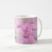 Lavender Dachshund Silhouette Mug (Devant droit)