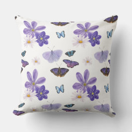 Lavender & Daisy Dance Pillow Kussen