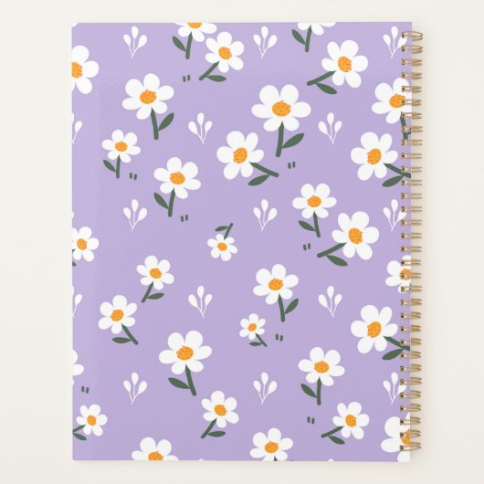 Lavender Daisy Floral Pattern (Dos)