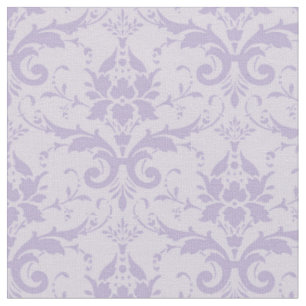 Lavender Damask Paarse Floral Elegant Fabric Stof
