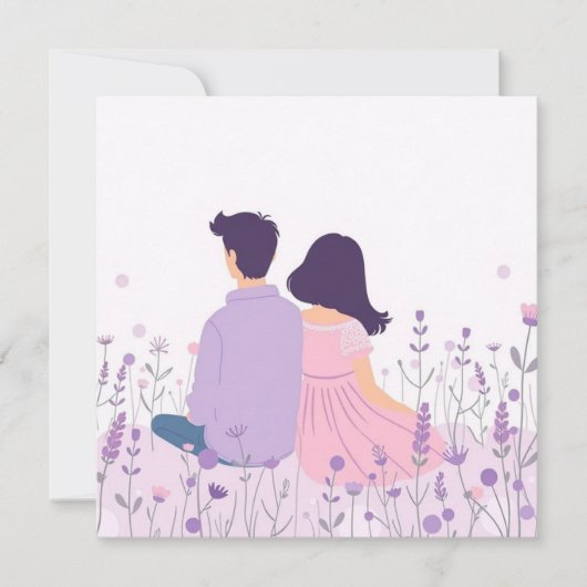 Lavender Daydream Kaart (Voorkant)
