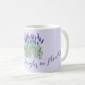 Lavender, de aarde lacht in bloemen koffiemok (Voorkant rechts)