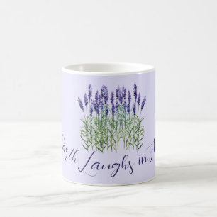 Lavender, de aarde lacht in bloemen koffiemok
