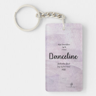 Lavender Delite Danceline Band Trip Pers Sleutelha Sleutelhanger