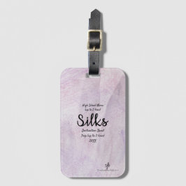 Lavender Delite Silks Band Trip Bagagelabel