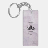 Lavender Delite Silks Band Trip Pers. Sleutelhanger (Voorkant Links)