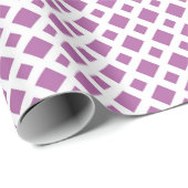 Lavender Diamonds op White Cadeaupapier (Rol Hoek)