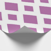 Lavender Diamonds op White Cadeaupapier (Hoek)
