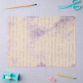 Lavender die op de Ontkoppeling van Cream schrijft Tissuepapier (Craft)