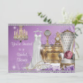 LAVENDER DOMMASK W - INVITATION DE LA DOUCHE BRIDA (Debout devant)