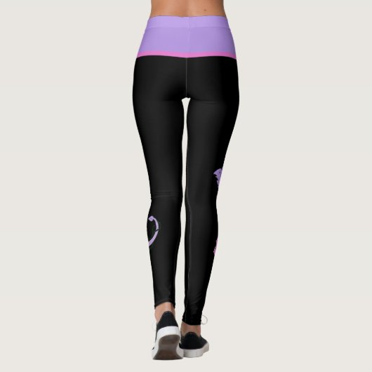 Lavender Dragon Leggings (Dos)