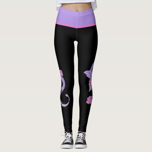 Lavender Dragon Leggings (Devant)