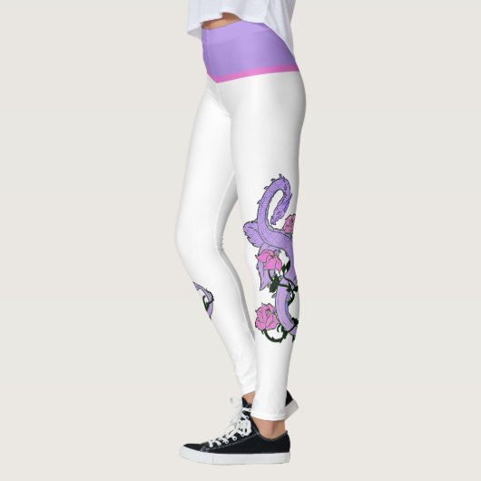 Lavender Dragon Leggings (Gauche)