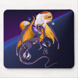 Lavender Dragon Mousepad Muismat